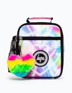 HYPE Kids' Rainbow Heart Tie Dye Lunch Box -School Uniform Store kids rainbow heart tie dye lunch box 8