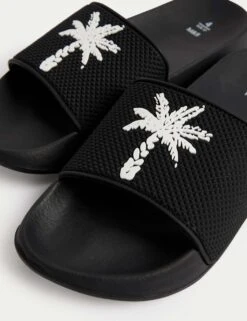 Kids' Textured Sliders (1 Large - 7 Large) 28 Kids' Textured Sliders (1 Large - 7 Large) -School Uniform Store kids textured sliders 1 large 7 large 1 5