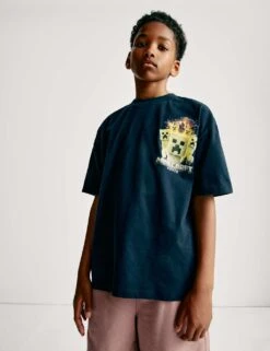 Minecraft™ Graphic T-Shirt (8-16 Yrs) 35 Minecraft™ Graphic T-Shirt (8-16 Yrs) -School Uniform Store minecraft graphic t shirt 8 16 yrs 1 15
