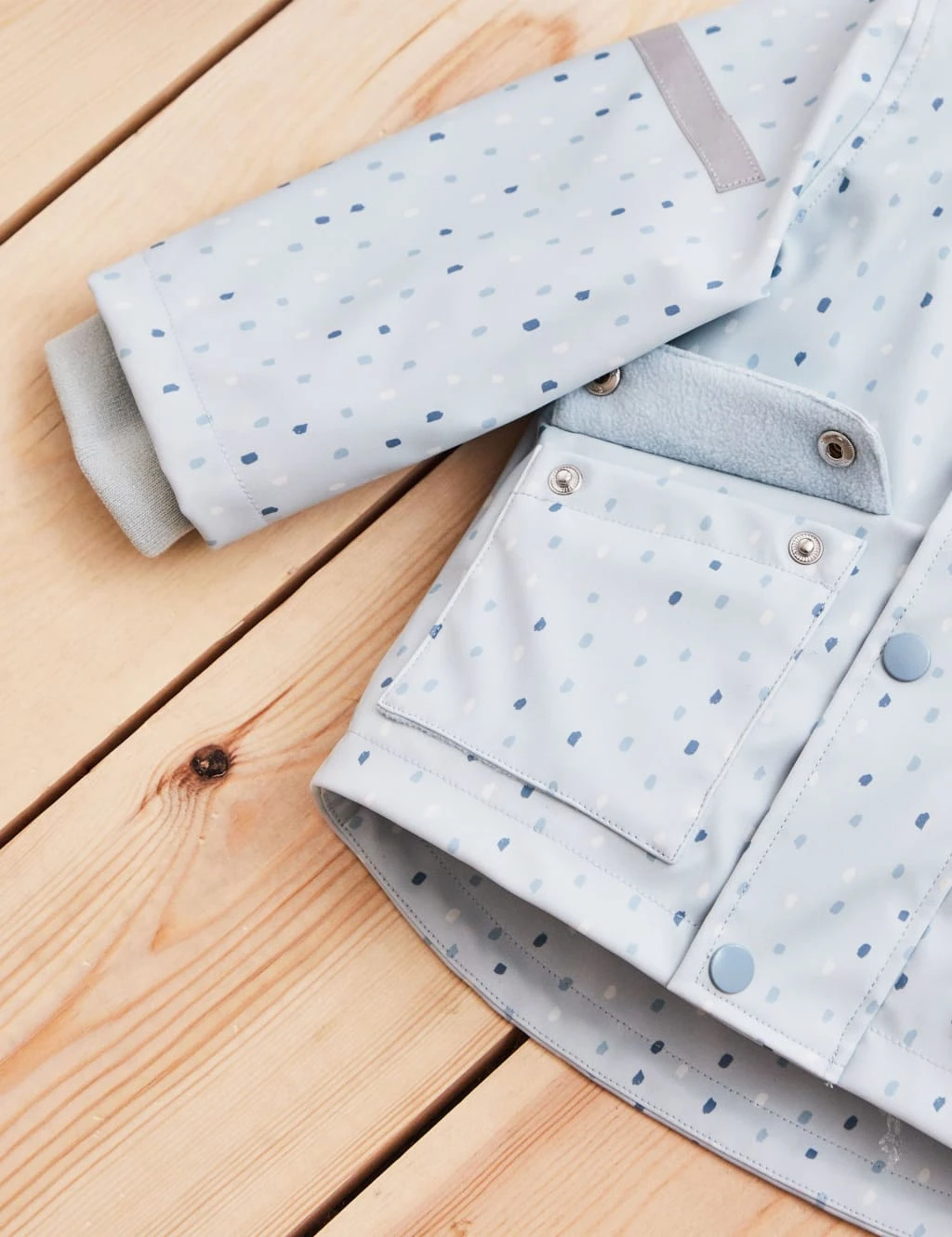 Personalised Blue Spot Print Raincoat 14 Personalised Blue Spot Print Raincoat - Image 12