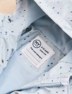 Personalised Blue Spot Print Raincoat 22 Personalised Blue Spot Print Raincoat -School Uniform Store personalised blue spot print raincoat 8