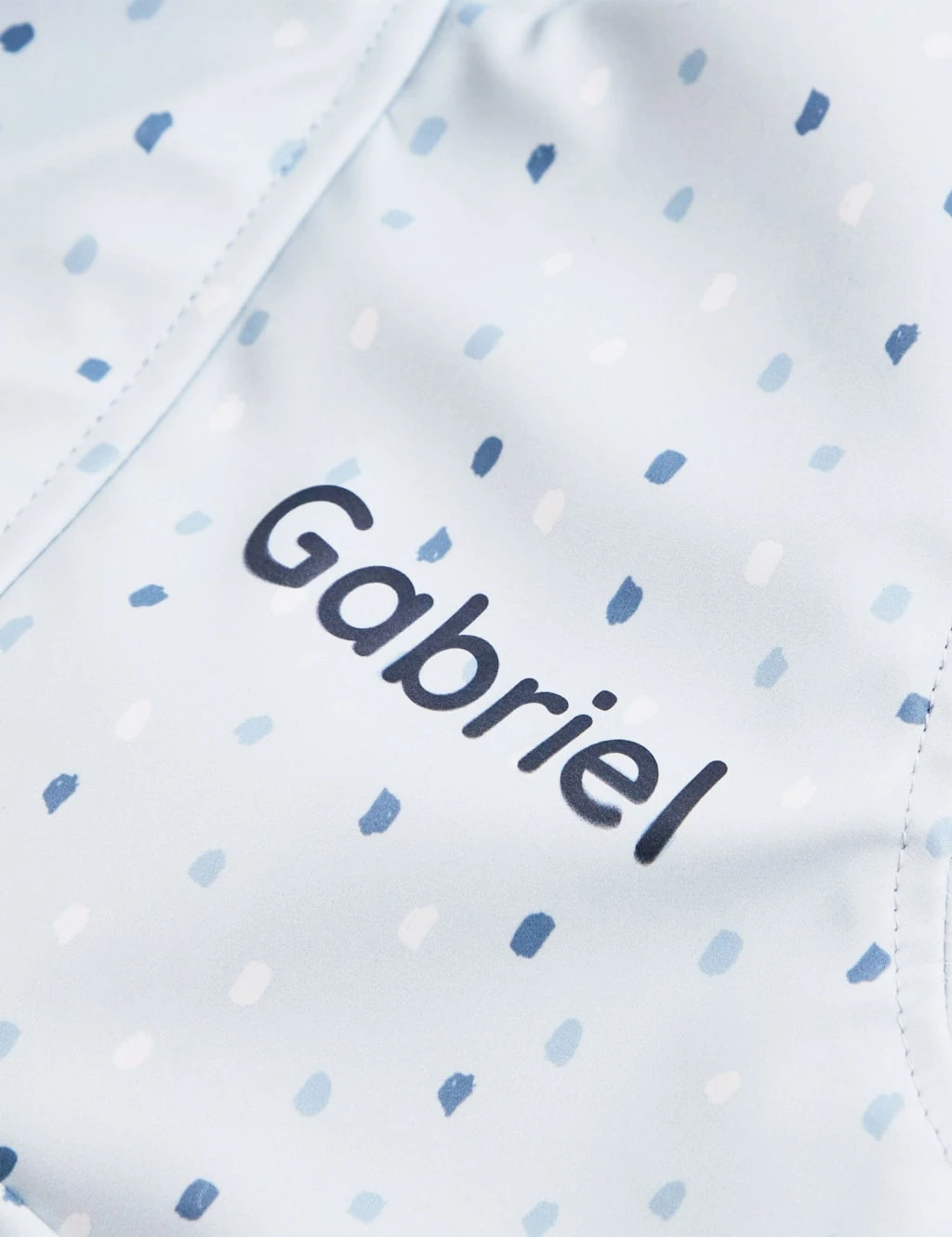 Personalised Blue Spot Print Raincoat 12 Personalised Blue Spot Print Raincoat - Image 10