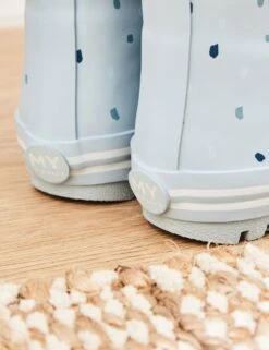 Personalised Blue Spot Wellies (4 Small-10 Small) -School Uniform Store personalised blue spot wellies 4 small 10 small 1 7