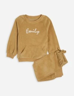 Personalised Kids Towelling Lounge Set (1-7 Yrs) -School Uniform Store personalised kids towelling lounge set 1 7 yrs 1 5