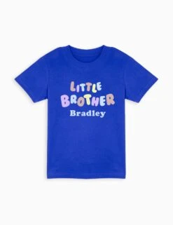 Personalised Little Brother T-Shirt (6 Mths-6 Yrs) 13 Personalised Little Brother T-Shirt (6 Mths-6 Yrs) -School Uniform Store personalised little brother t shirt 2