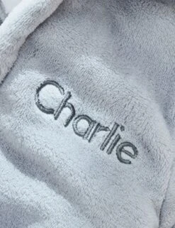 Personalised Penguin Fleece Robe (0-7 Yrs) -School Uniform Store personalised penguin fleece robe 0 7 yrs 1 5