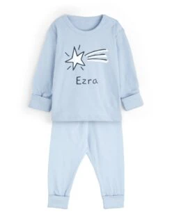 Personalised Star Pyjamas (6Mths - 3 Yrs) -School Uniform Store personalised star pyjamas 3