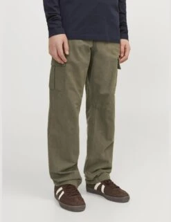Jack & Jones Junior Pure Cotton Cargo Trousers (8-16 Yrs) 41 Jack & Jones Junior Pure Cotton Cargo Trousers (8-16 Yrs) -School Uniform Store pure cotton cargo trousers 8 16 yrs 1 19