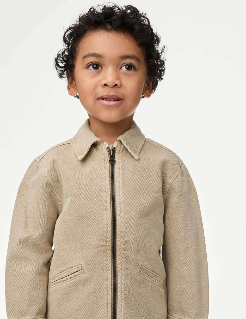 Pure Cotton Collared Jacket (2-16 Yrs) 14 Pure Cotton Collared Jacket (2-16 Yrs) - Image 12