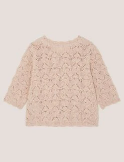 MONSOON Pure Cotton Flower Appliqué Jumper (3-13 Yrs) -School Uniform Store pure cotton flower appliqu jumper 3 13 yrs 1 5