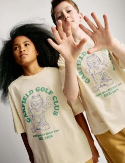 Pure Cotton Garfield™ Golf T-Shirt (6-16 Yrs) 33 Pure Cotton Garfield™ Golf T-Shirt (6-16 Yrs) -School Uniform Store pure cotton garfield golf t shirt 6 16 yrs 1 13