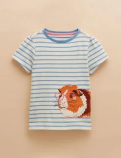 Joules Pure Cotton Guinea Pig T-Shirt (1-9 Yrs) -School Uniform Store pure cotton guinea pig t shirt 1 9 yrs 1 4