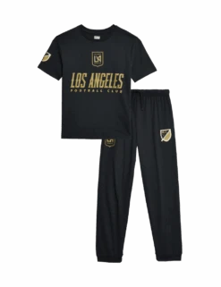 Pure Cotton Los Angeles Football Club™ Pyjamas (6-16 Yrs) -School Uniform Store pure cotton los angeles football club pyjamas 6 16 yrs