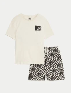 Pure Cotton MTV™ Pyjamas (6-16 Yrs) -School Uniform Store pure cotton mtv pyjamas 6 16 yrs 1 11