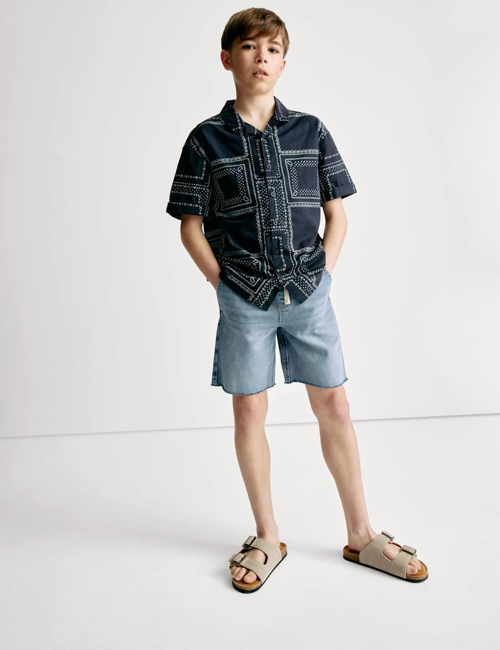 Pure Cotton Patterned Shirt (2-8 Yrs) 17 Pure Cotton Patterned Shirt (2-8 Yrs) - Image 15