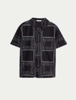 Pure Cotton Patterned Shirt (2-8 Yrs) 24 Pure Cotton Patterned Shirt (2-8 Yrs) -School Uniform Store pure cotton patterned shirt 2 8 yrs 1 7