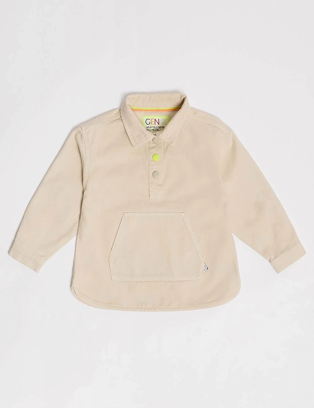 Pure Cotton Popover Shirt (2-8 Yrs) 10 Pure Cotton Popover Shirt (2-8 Yrs) - Image 8
