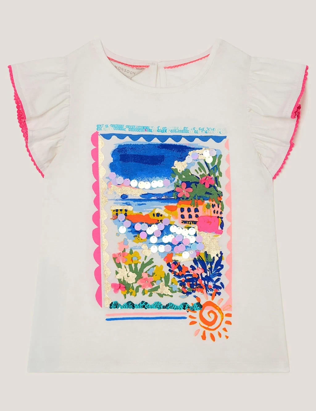 MONSOON Pure Cotton Printed T-Shirt (3-13 Yrs) 6 MONSOON Pure Cotton Printed T-Shirt (3-13 Yrs) - Image 4