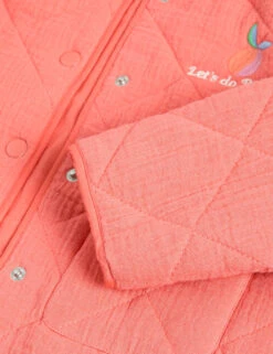 Pure Cotton Quilted Embroidered Jacket (2-8 Yrs) -School Uniform Store pure cotton quilted embroidered jacket 2 8 yrs 1 3