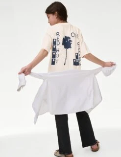 Pure Cotton Red Hot Chili Peppers T-Shirt (6-16 Yrs) 26 Pure Cotton Red Hot Chili Peppers T-Shirt (6-16 Yrs) -School Uniform Store pure cotton red hot chili peppers t shirt 6 16 yrs 1 10