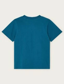 MONSOON Pure Cotton Shark T-Shirt (1-10 Yrs) -School Uniform Store pure cotton shark t shirt 1 10 yrs 1 4