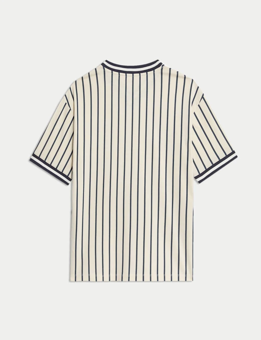 Pure Cotton Striped Baseball T-Shirt (6-16 Yrs) 11 Pure Cotton Striped Baseball T-Shirt (6-16 Yrs) - Image 9