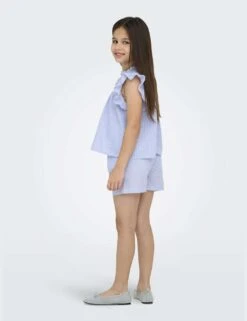 Pure Cotton Striped Ruffle Detail Top (8-14 Yrs) -School Uniform Store pure cotton striped ruffle detail top 8 14 yrs 1 5