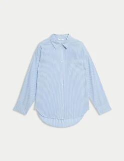 Pure Cotton Striped Shirt (6-16 Yrs) -School Uniform Store pure cotton striped shirt 6 16 yrs 1 2