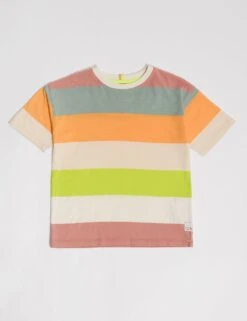 Pure Cotton Striped T-Shirt (2-8 Yrs) 21 Pure Cotton Striped T-Shirt (2-8 Yrs) -School Uniform Store pure cotton striped t shirt 2 8 yrs 1 9