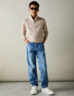 Reiss Pure Wool Knitted Half Zip Jumper (3-14 Yrs) 33 Reiss Pure Wool Knitted Half Zip Jumper (3-14 Yrs) -School Uniform Store pure wool knitted half zip jumper 3 14 yrs 1 11