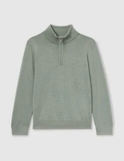 Reiss Pure Wool Knitted Half Zip Jumper (3-14 Yrs) 34 Reiss Pure Wool Knitted Half Zip Jumper (3-14 Yrs) -School Uniform Store pure wool knitted half zip jumper 3 14 yrs 1 12