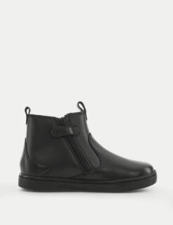 Kids' Leather Ankle Boots (6 Small - 12½ Small) -School Uniform Store radley black leather watch 10