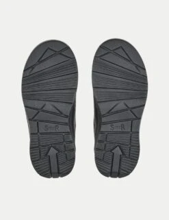 Kids' Leather Riptape Schoolwear Shoes (10 Small - 4 Large) -School Uniform Store radley black leather watch 3