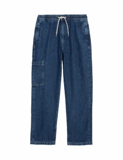 Relaxed Denim Cargo Jeans (6-16 Yrs) 24 Relaxed Denim Cargo Jeans (6-16 Yrs) -School Uniform Store relaxed denim cargo jeans 6 16 yrs