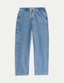 Relaxed Denim Cargo Jeans (6-16 Yrs) 31 Relaxed Denim Cargo Jeans (6-16 Yrs) -School Uniform Store relaxed denim cargo jeans 6 16 yrs 1 11
