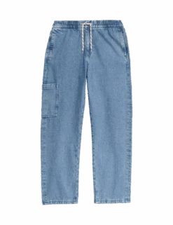 Relaxed Denim Cargo Jeans (6-16 Yrs) 32 Relaxed Denim Cargo Jeans (6-16 Yrs) -School Uniform Store relaxed denim cargo jeans 6 16 yrs 1 2