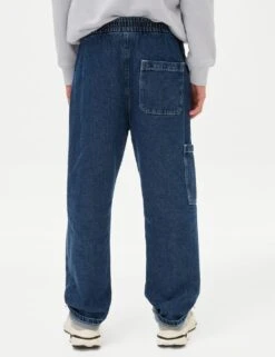 Relaxed Denim Cargo Jeans (6-16 Yrs) 25 Relaxed Denim Cargo Jeans (6-16 Yrs) -School Uniform Store relaxed denim cargo jeans 6 16 yrs 1 6