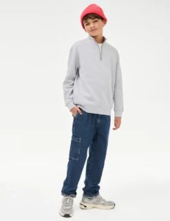 Relaxed Denim Cargo Jeans (6-16 Yrs) 28 Relaxed Denim Cargo Jeans (6-16 Yrs) -School Uniform Store relaxed denim cargo jeans 6 16 yrs 1 9