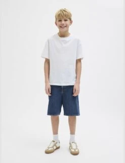 Jack & Jones Junior Relaxed Denim Shorts (8-16 Yrs) -School Uniform Store relaxed denim shorts 8 16 yrs 1 10