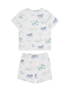 Safari Animal Print Pyjamas (1-12 Yrs) -School Uniform Store safari animal print pyjamas 1 12 yrs 1 3