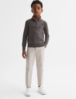 Reiss Slim Cotton Rich Trousers (3-14 Yrs) -School Uniform Store slim cotton rich trousers 3 14 yrs 1 18