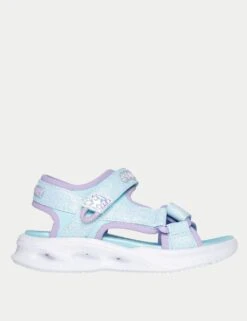 Skechers Sola Glow Light-up Sandals (9.5 Small - 3 Large) -School Uniform Store sola glow light up sandals 9 5 small 3 large 1 6