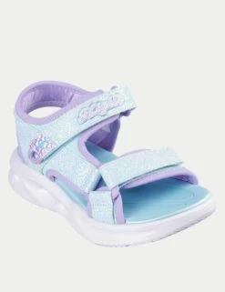 Skechers Sola Glow Light-up Sandals (9.5 Small - 3 Large) -School Uniform Store sola glow light up sandals 9 5 small 3 large 1 8