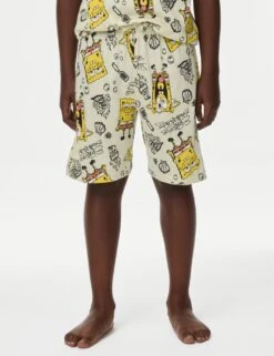 SpongeBob Squarepants™ Short Pyjamas (6-16 Yrs) -School Uniform Store spongebob squarepants short pyjamas 6 16 yrs 1 7