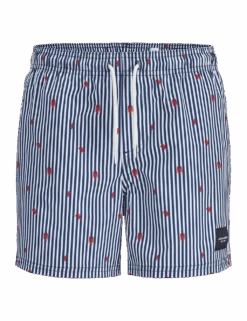 Jack & Jones Junior Striped Swim Shorts (8-16 Yrs) 23 Jack & Jones Junior Striped Swim Shorts (8-16 Yrs) -School Uniform Store striped swim shorts 8 16 yrs 1 1
