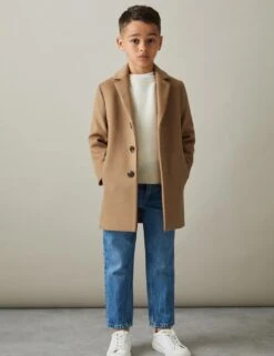 Reiss Wool Blend Coat (3-14 Yrs) -School Uniform Store wool blend coat 3 14 yrs 1 7